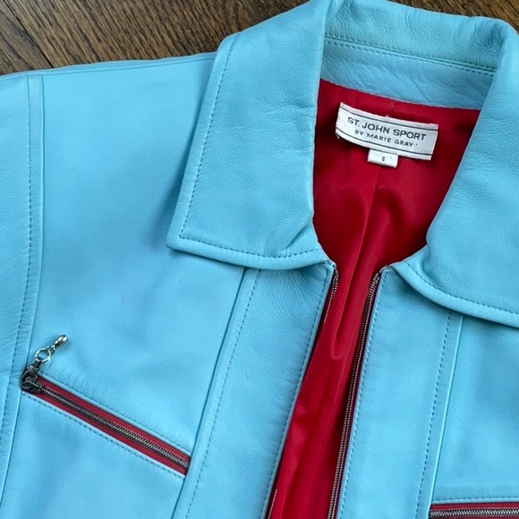 St. John Leather Moto Jacket 🌹 - Picture 9 of 13